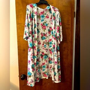 Crazy Train torquoise and pink kimono!